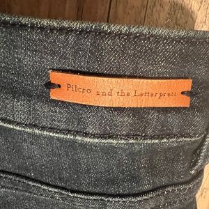 Pilcro and Letterpress High Rise Denim Leggings Size 31 Petite